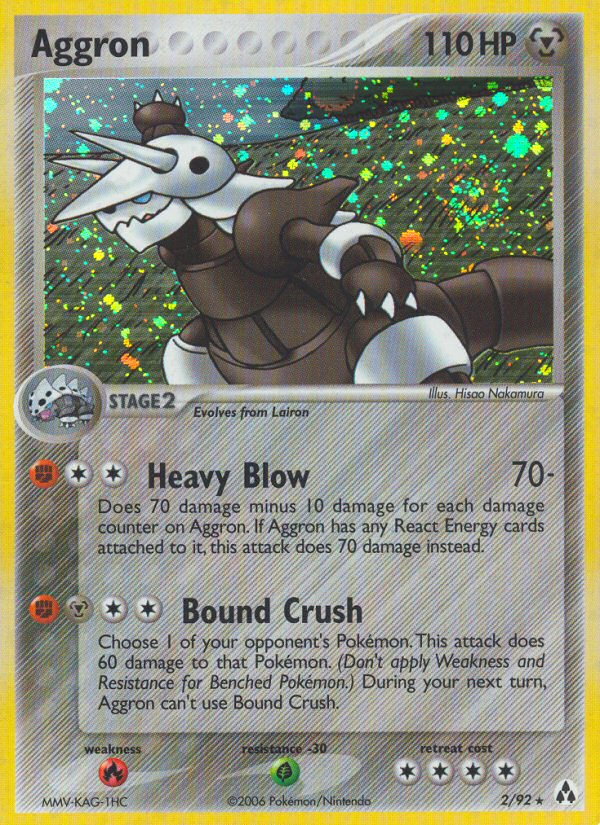 Aggron — illustrated card