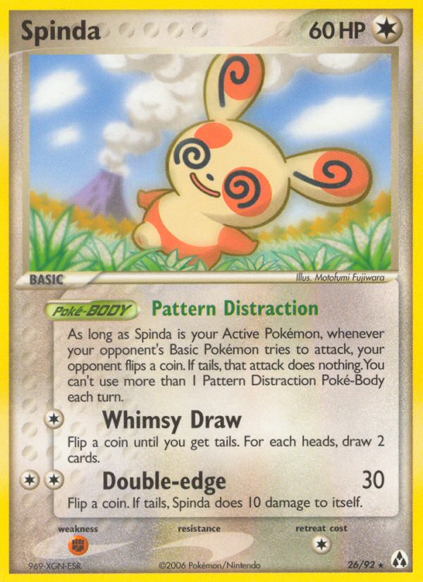 Spinda — illustrated card