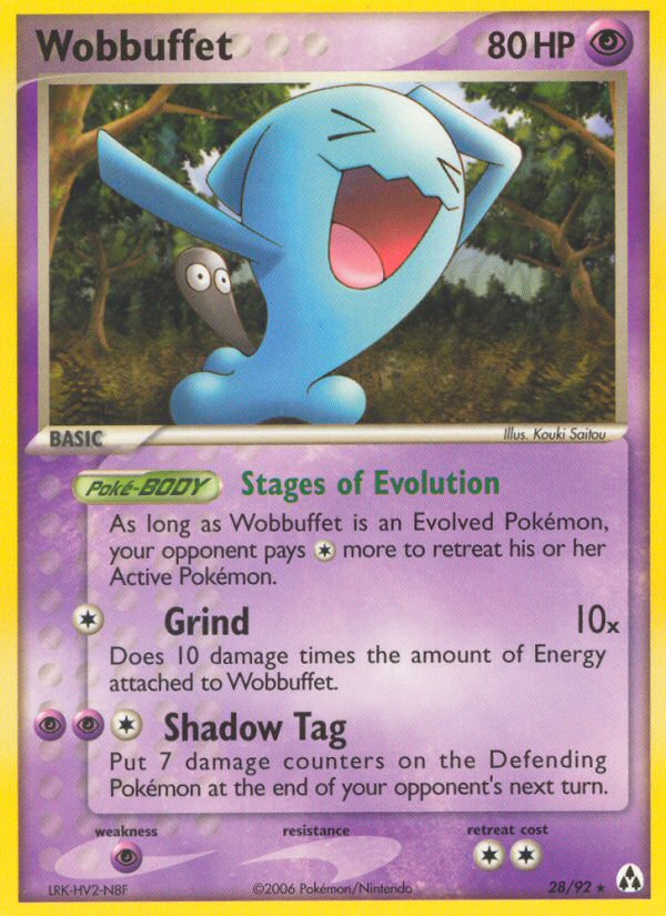 Wobbuffet — illustrated card