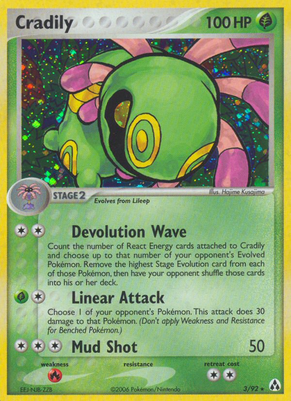 Cradily — illustrated card