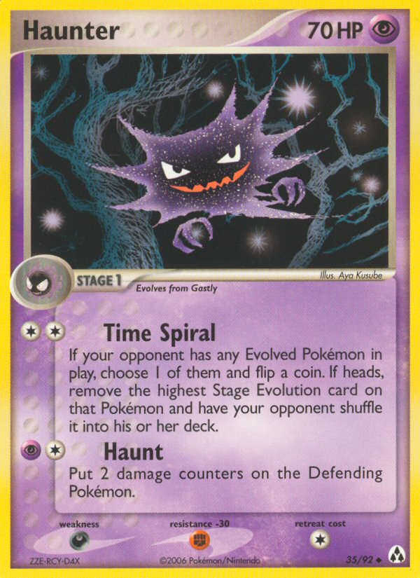 Haunter — illustrated card