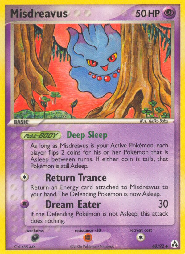 Misdreavus — illustrated card
