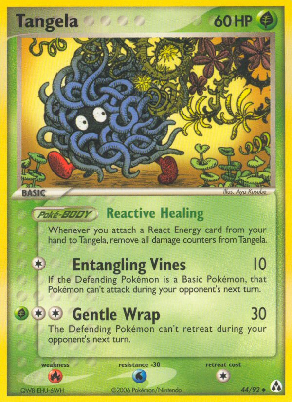 Tangela — illustrated card