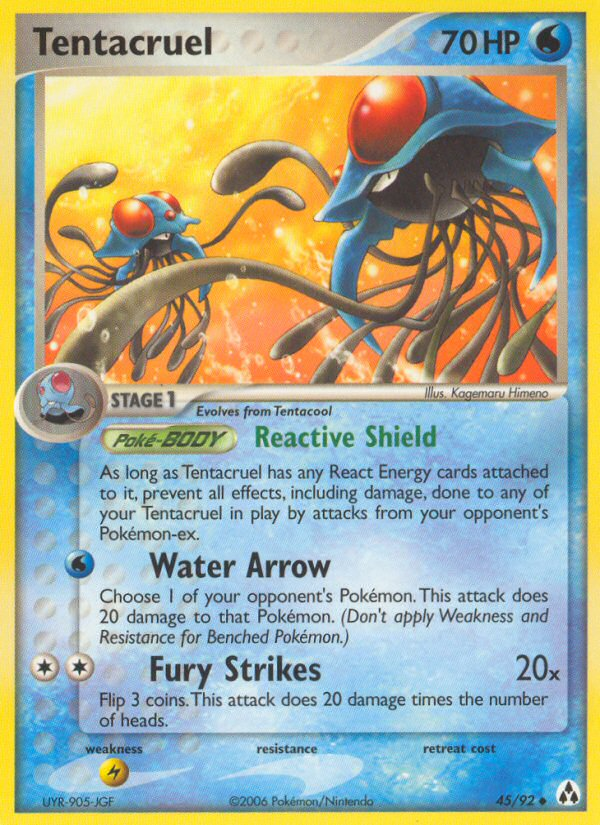 Tentacruel — illustrated card