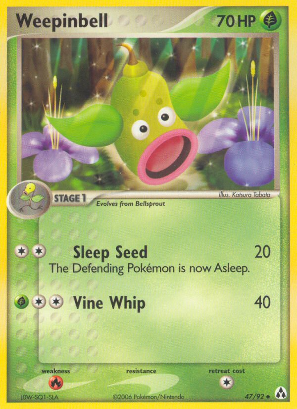 Weepinbell — illustrated card