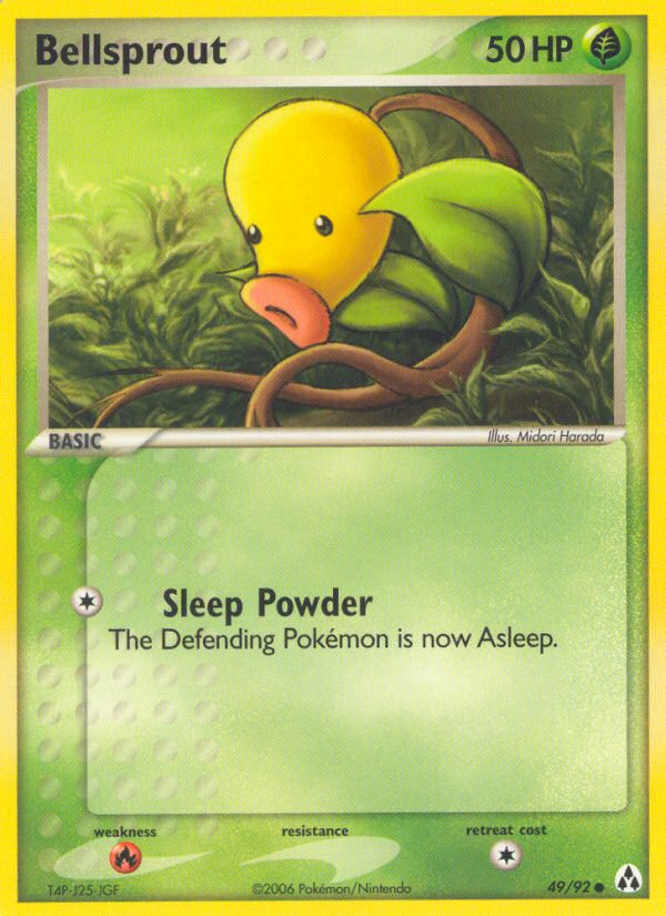 Bellsprout — illustrated card