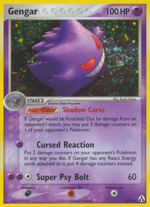 Gengar — illustrated card