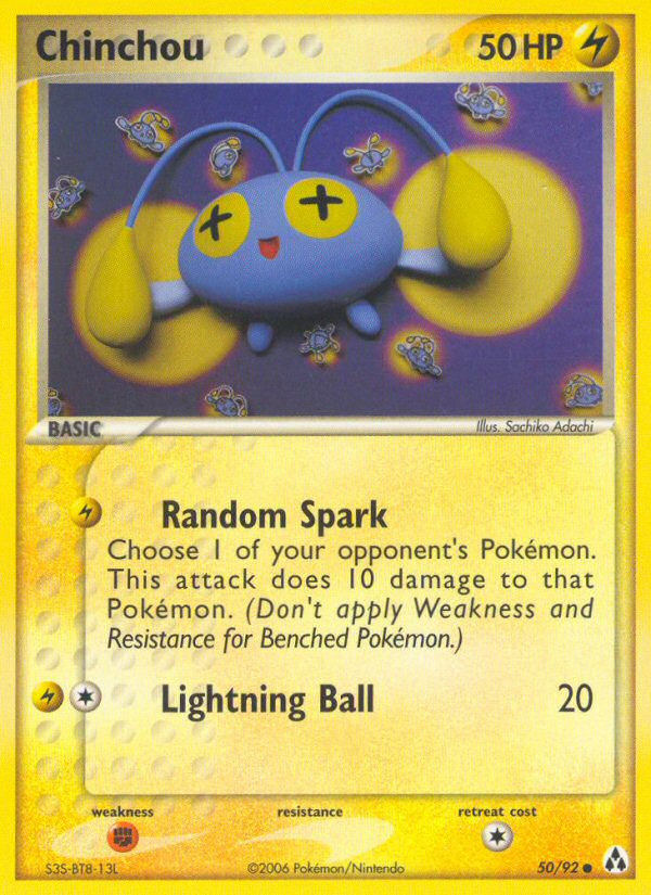 Chinchou — illustrated card