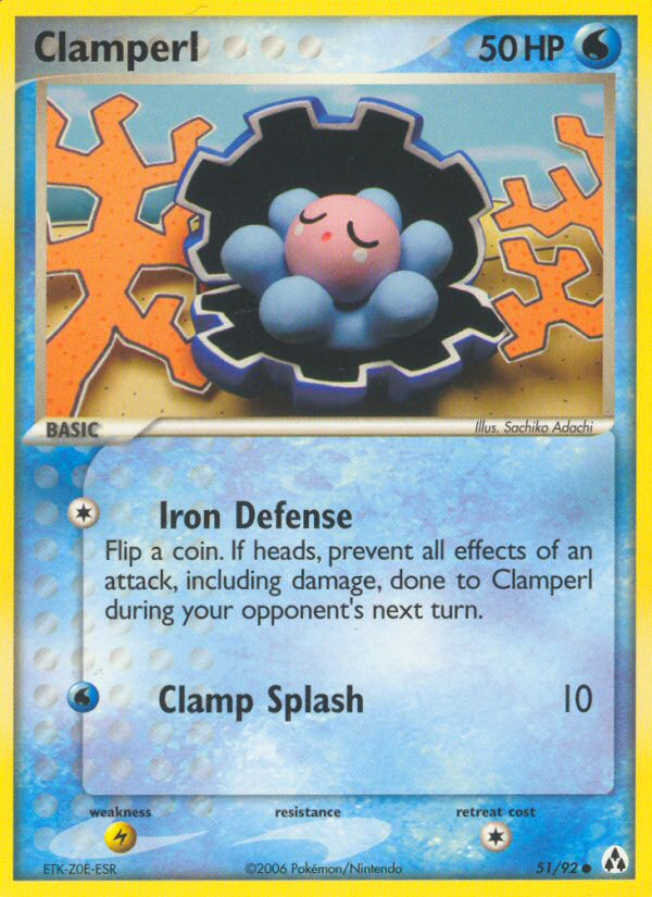 Clamperl — illustrated card