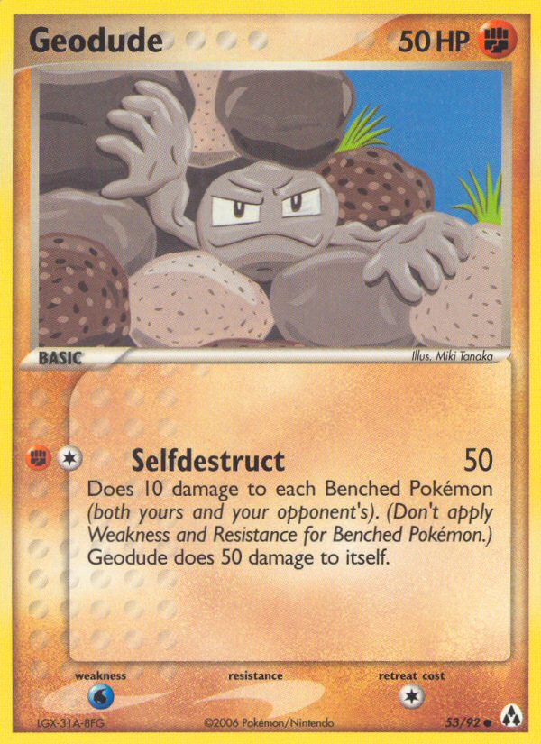 Geodude — illustrated card
