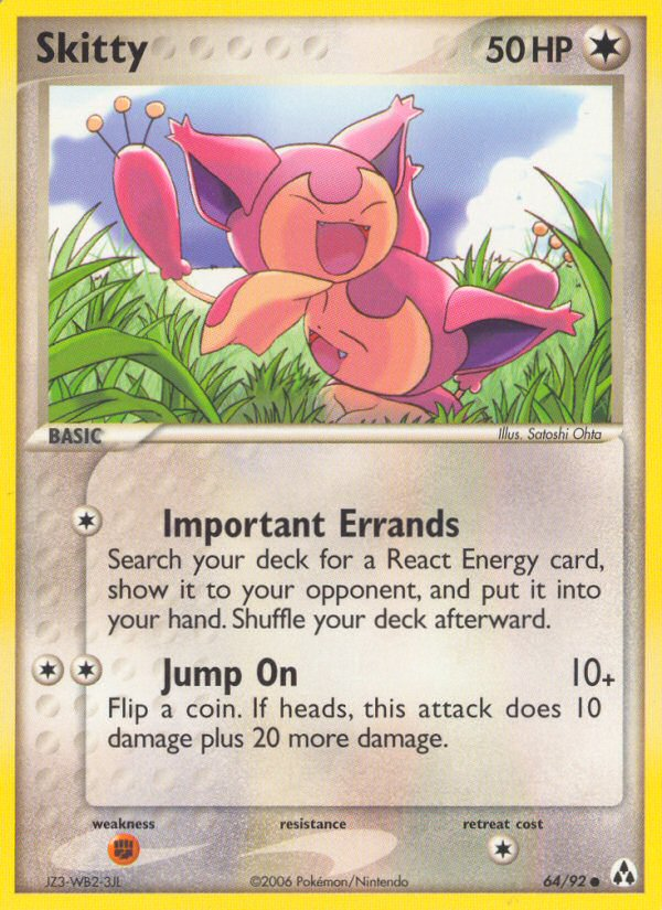Skitty — illustrated card