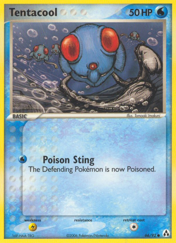 Tentacool — illustrated card