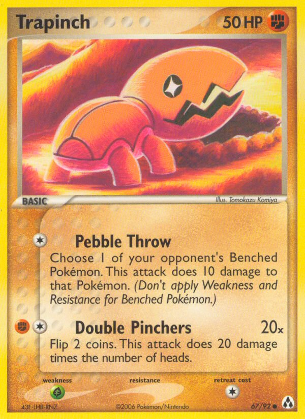 Trapinch — illustrated card