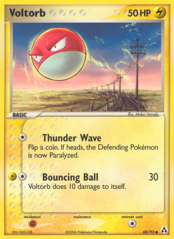 Voltorb — illustrated card