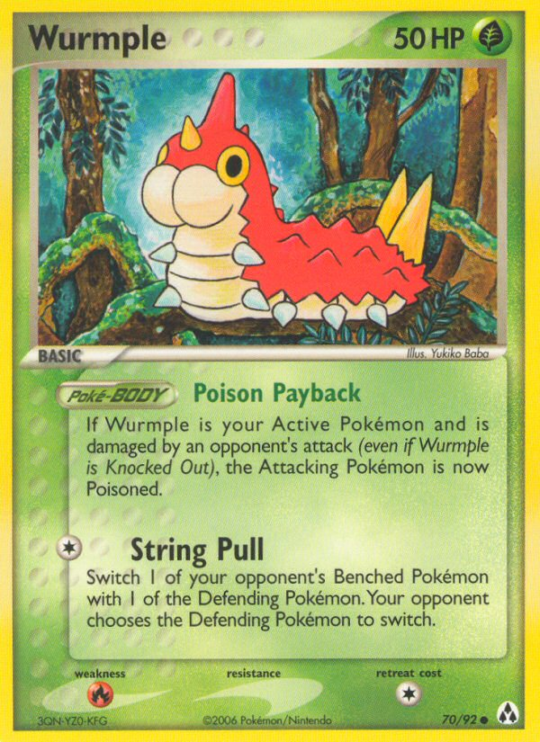 Wurmple — illustrated card