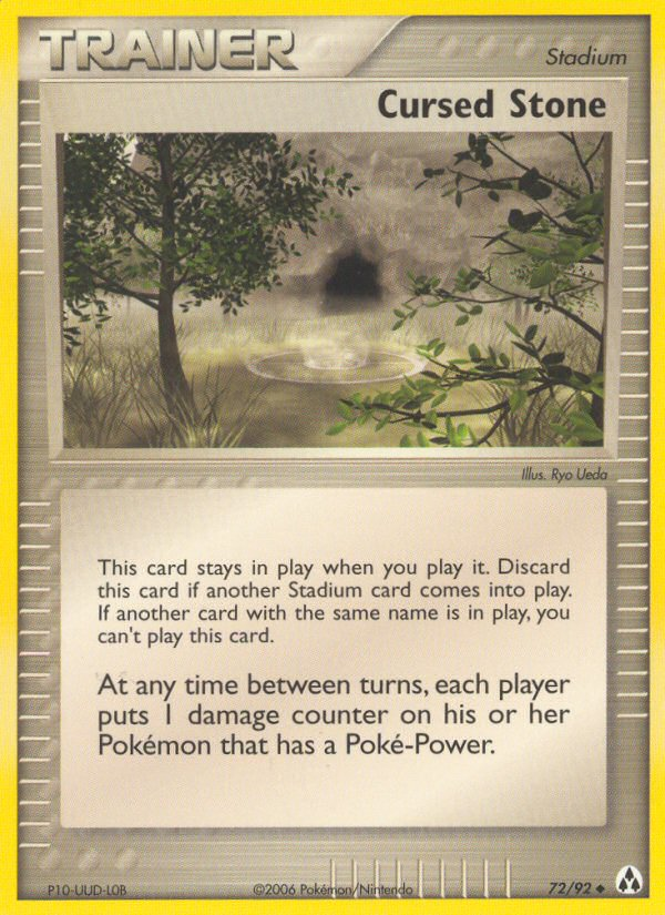 Cursed Stone — illustrated card