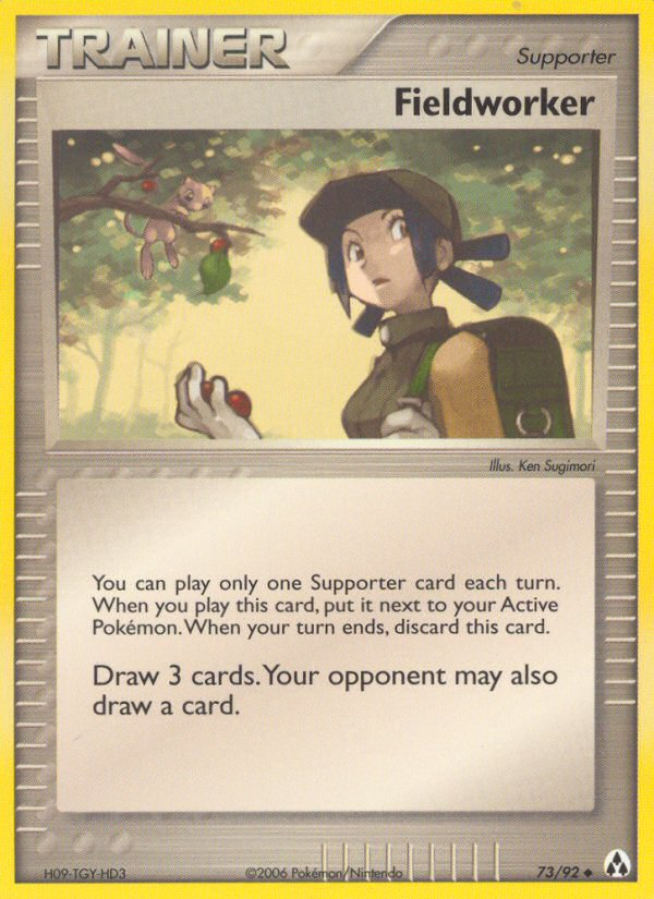 Fieldworker — illustrated card