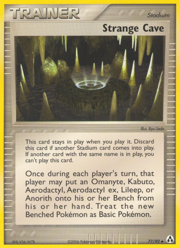 Strange Cave — illustrated card