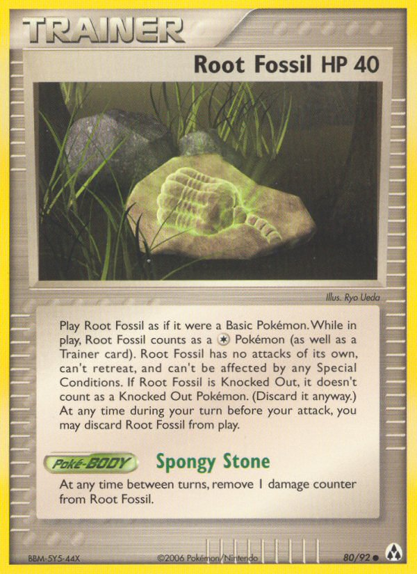 Root Fossil — illustrated card