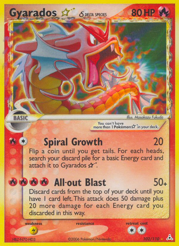 Gyarados ★ δ — illustrated card