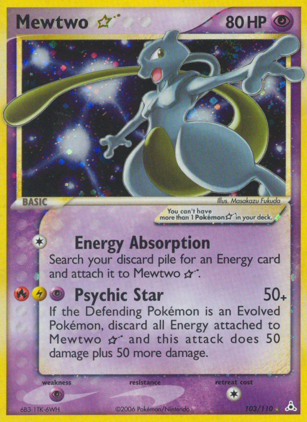 Mewtwo ★ — illustrated card