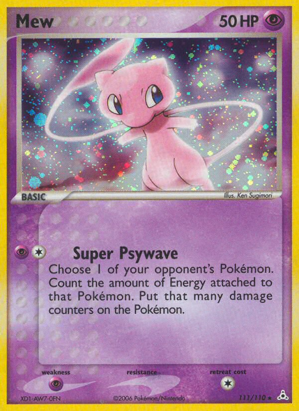 Mew — illustrated card