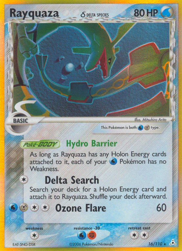Rayquaza δ — illustrated card