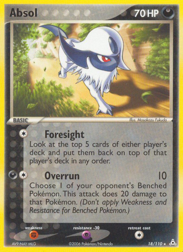 Absol — illustrated card