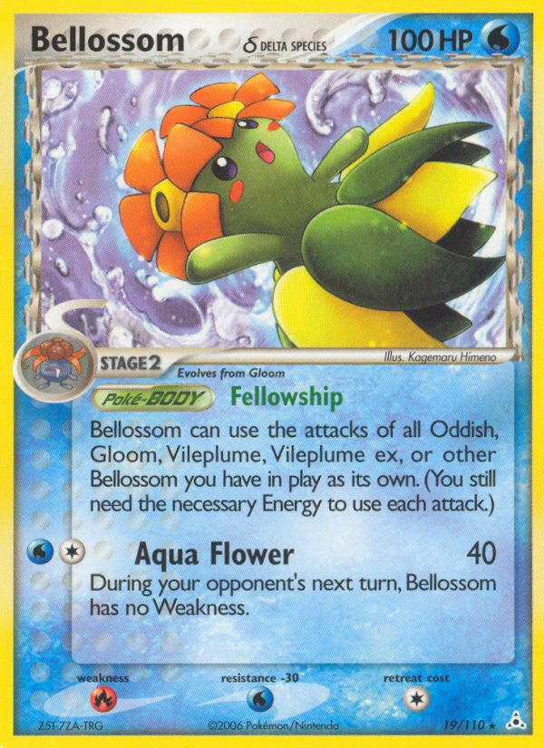 Bellossom δ — illustrated card