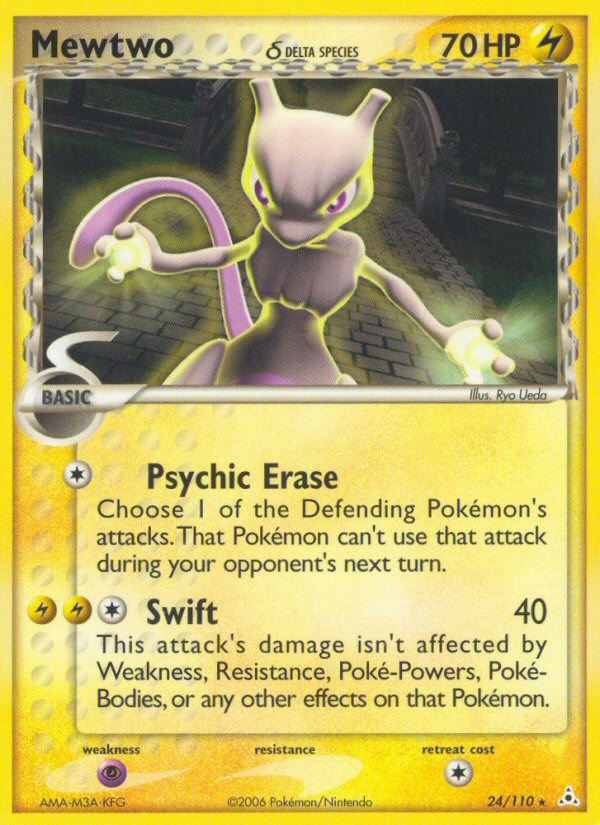 Mewtwo δ — illustrated card