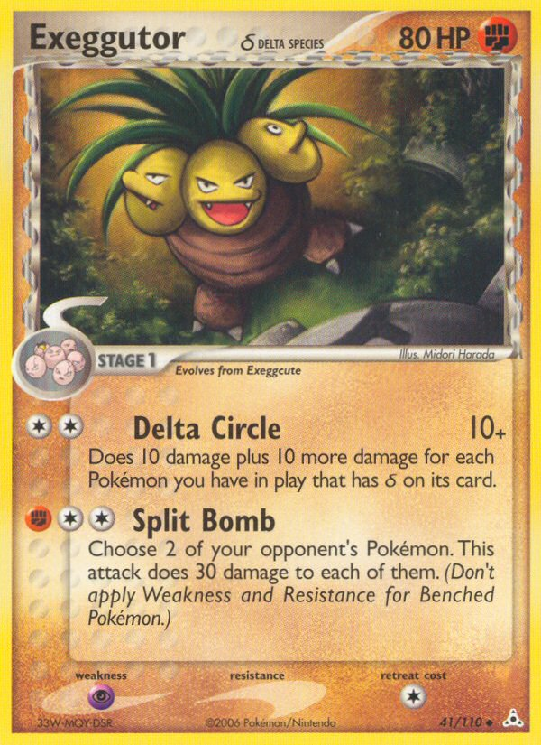 Exeggutor δ — illustrated card