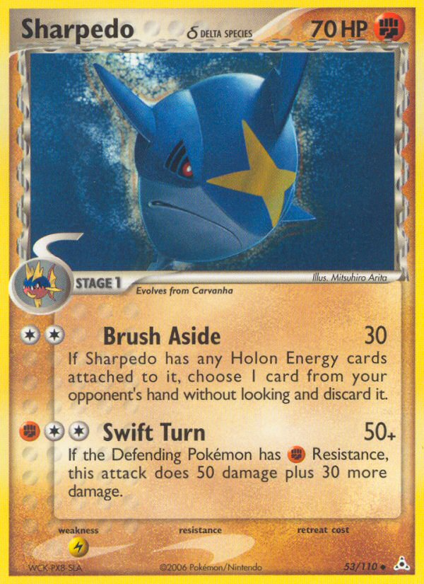 Sharpedo δ — illustrated card