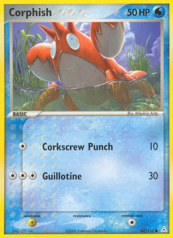 Corphish — illustrated card