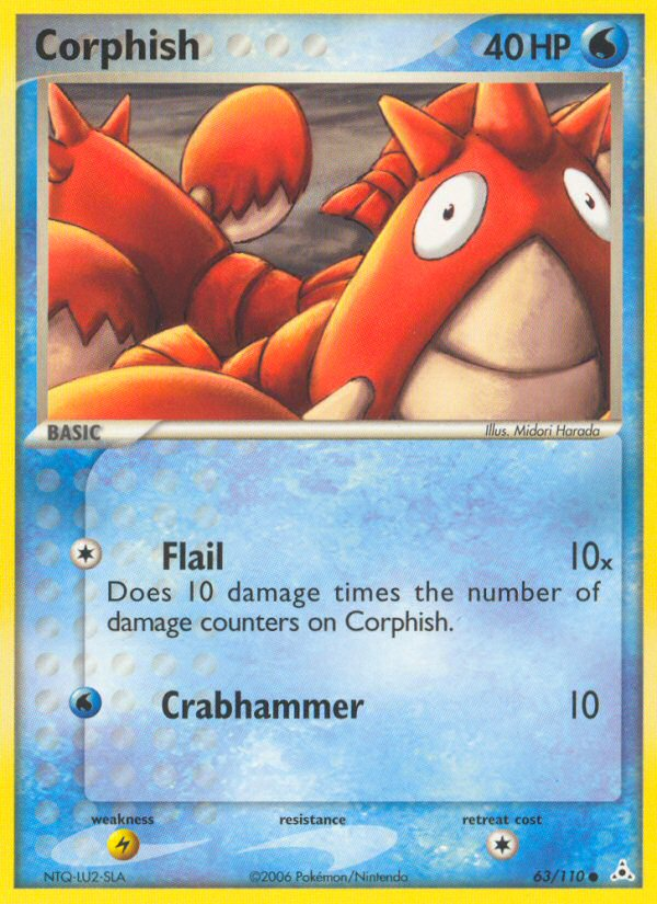 Corphish — illustrated card