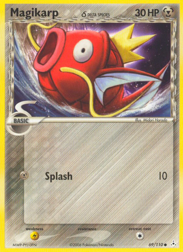 Magikarp δ — illustrated card