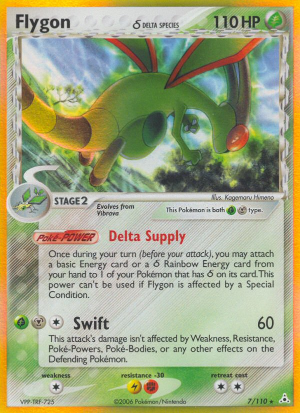 Flygon δ — illustrated card