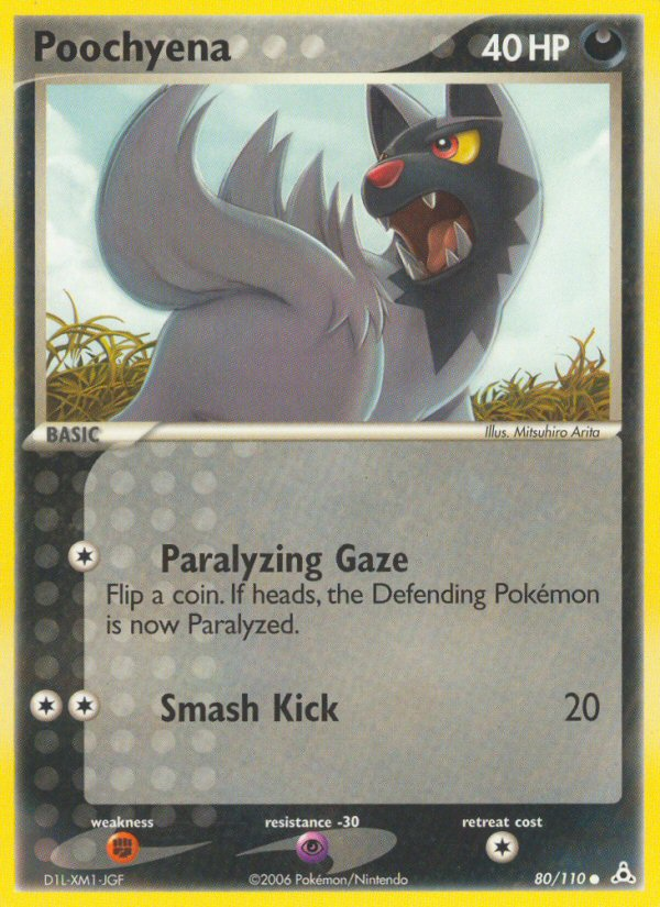 Poochyena — illustrated card