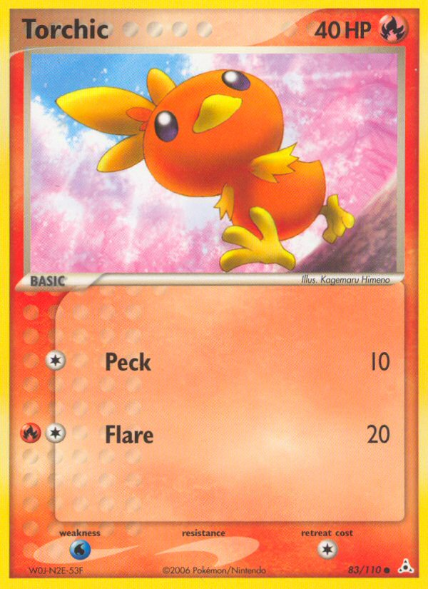 Torchic — illustrated card