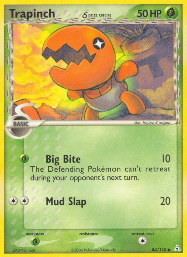 Trapinch δ — illustrated card