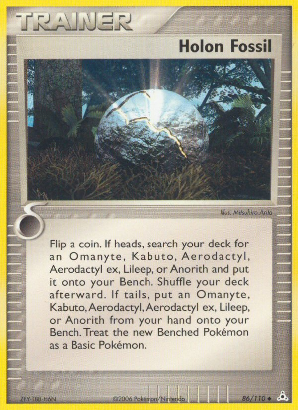 Holon Fossil — illustrated card