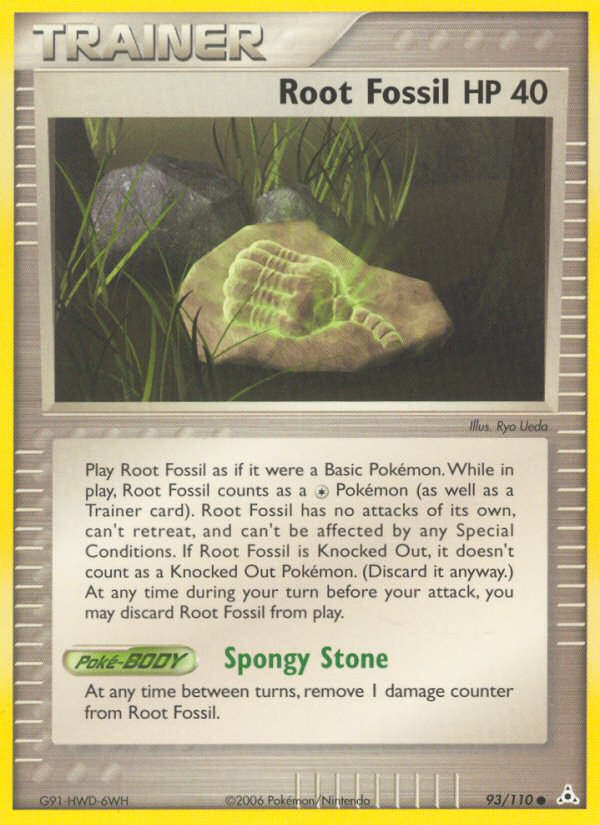 Root Fossil — illustrated card