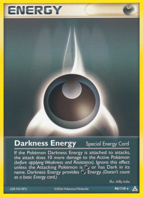 Darkness Energy — illustrated card