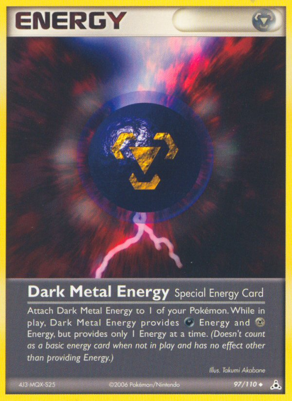 Dark Metal Energy — illustrated card