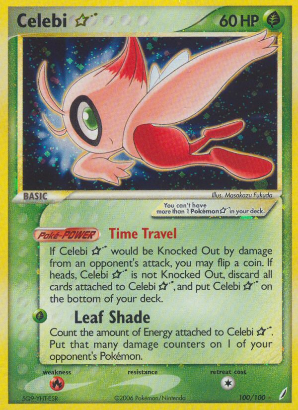Celebi ★ — illustrated card