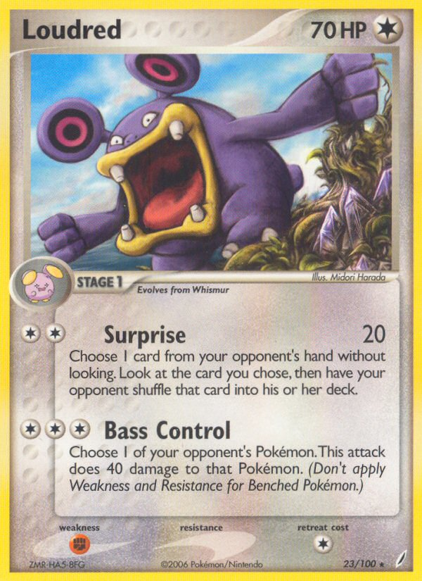 Loudred — illustrated card