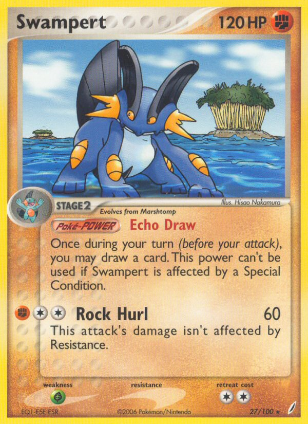 Swampert — illustrated card