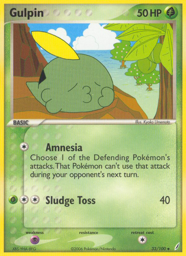 Gulpin — illustrated card
