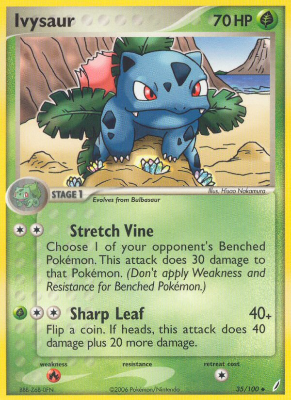 Ivysaur — illustrated card