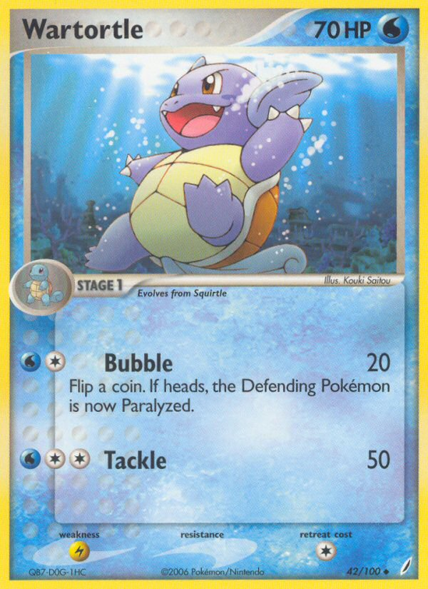 Wartortle — illustrated card