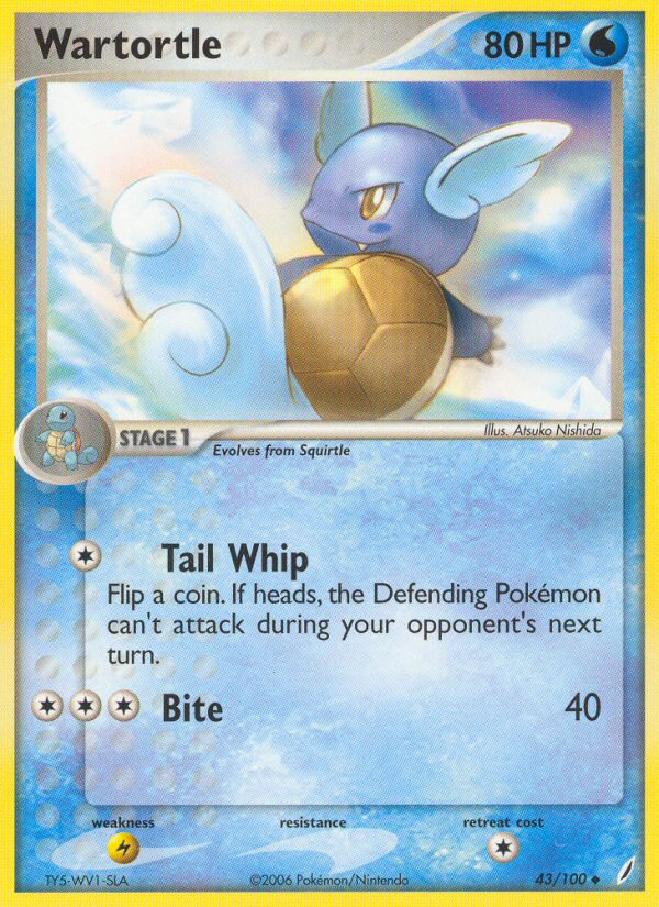 Wartortle — illustrated card
